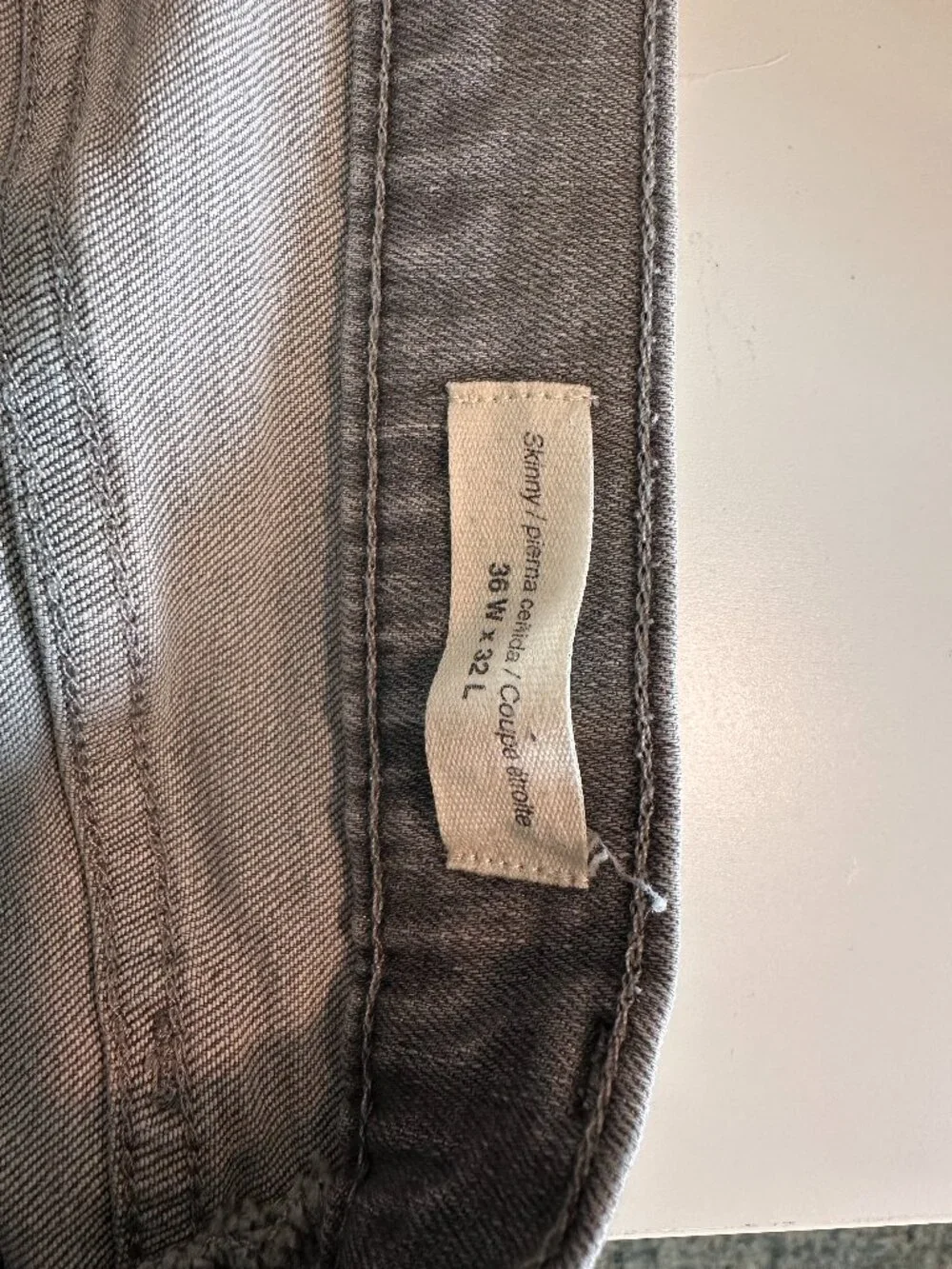 Goodthreads Gray Skinny Jeans 36x32